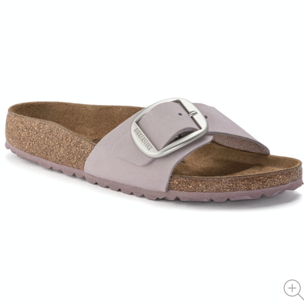 Birkenstock Madrid Big Buckle in Yomo Lilac
